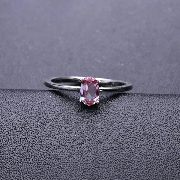 Sterling Silver Alexandrite Ring for Women