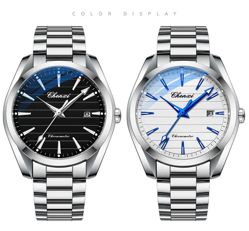 Stainless Steel Quartz Watch for Men