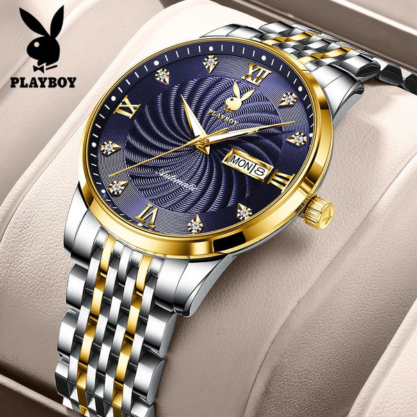 Stainless Steel Automatic Mechanical Watch for Men