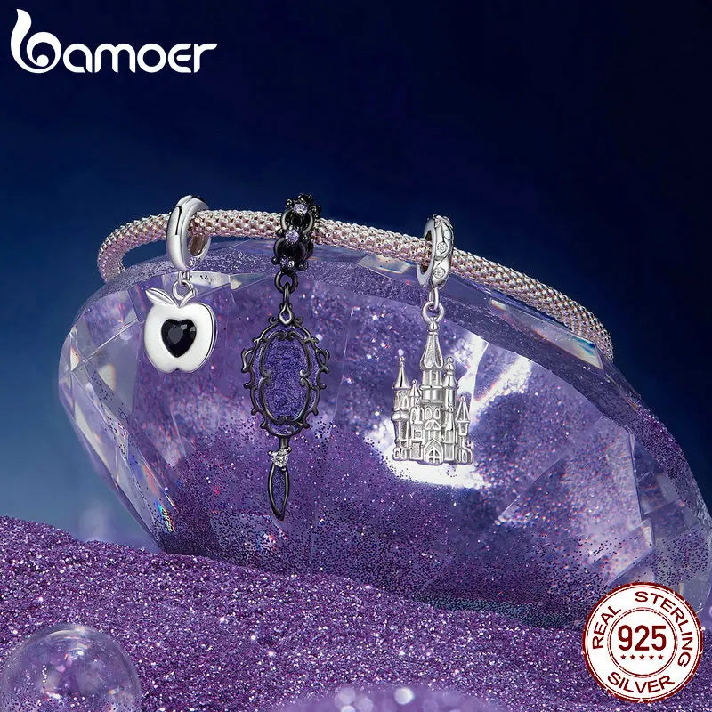 925 Sterling Silver Magic Castle Charm for Charm Bracelet