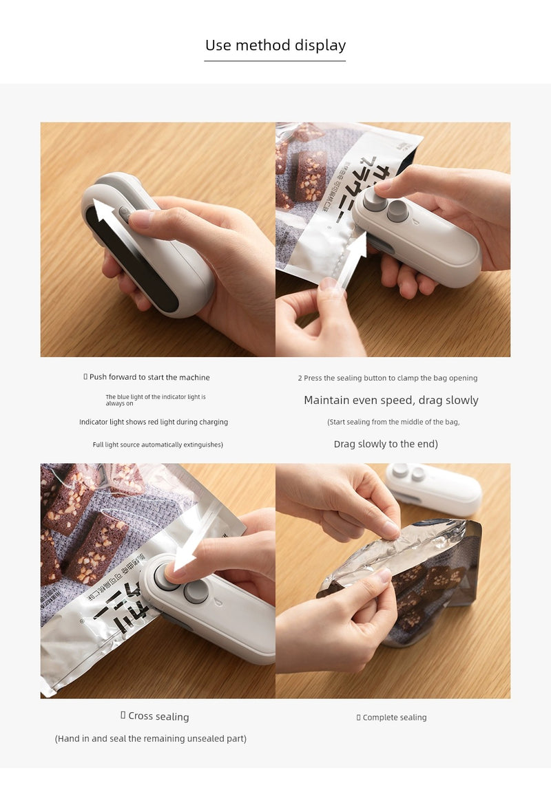 Small Plastic Handheld Bag Sealer