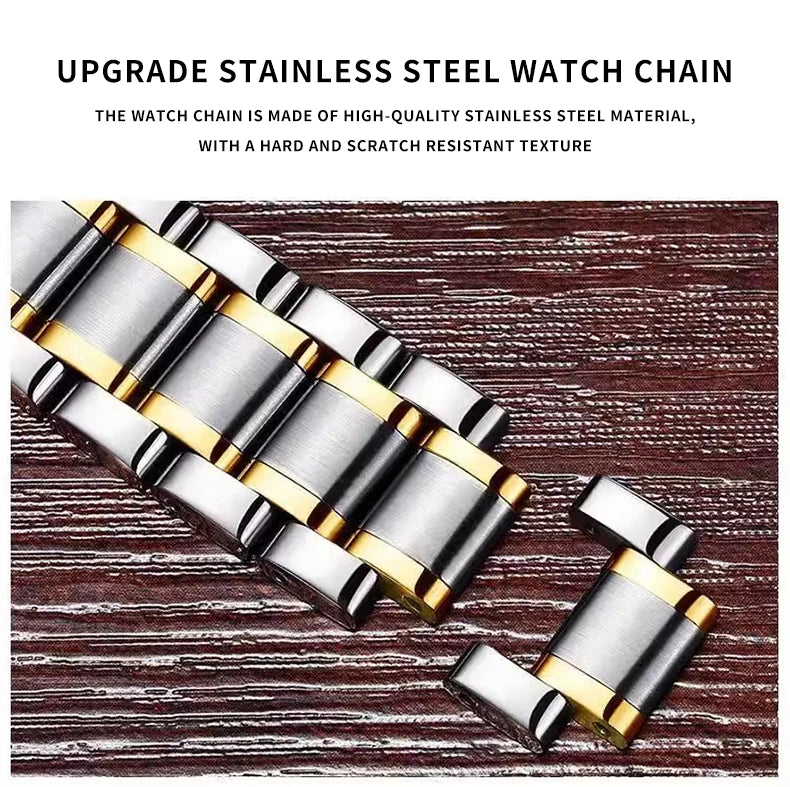 Stainless Steel Ultra Thin Quartz Watch for Men