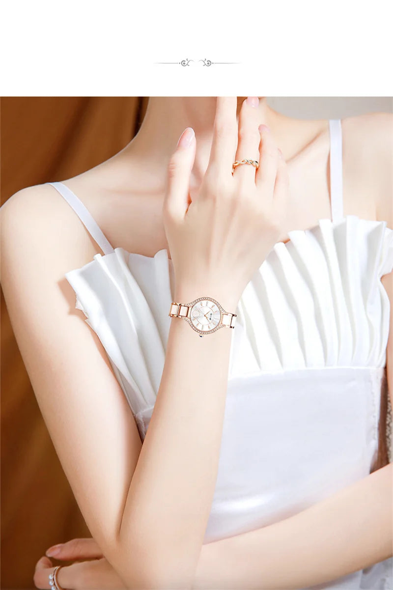 Stainless Steel Elegant Luxury Watch for Women