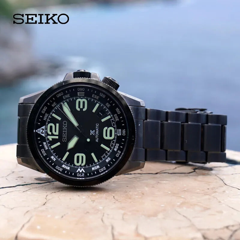 Stainless Steel Automatic Luminous Sports Watch for Men