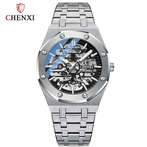 Stainless Steel Automatic Men's Tourbillon Watch