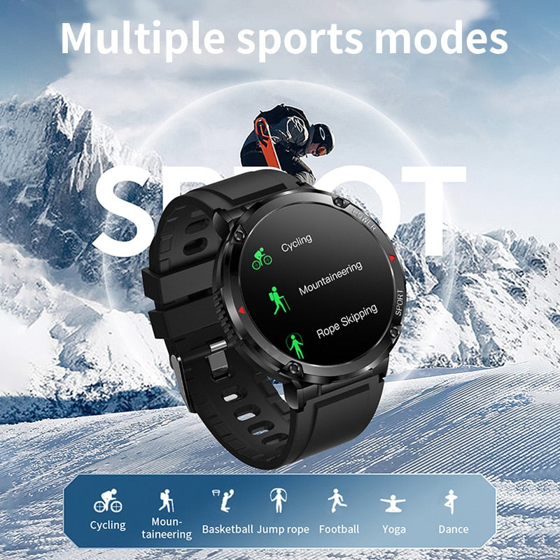 Stainless Steel 1.6 Inch IPS Display Smartwatch with Voice Calling for Men