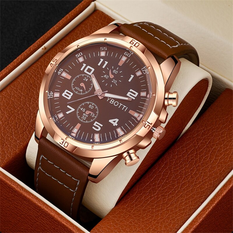 Stainless Steel Quartz Casual Watch for Men