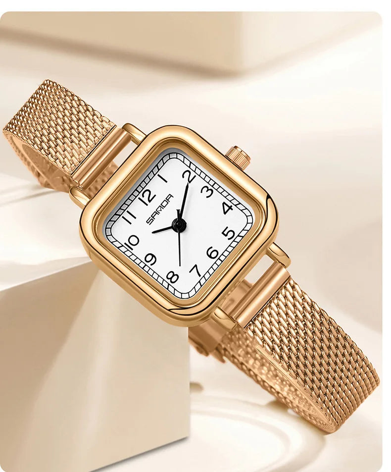 Stainless Steel Quartz Watch for Women