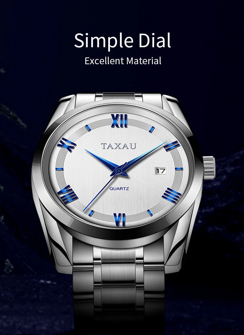 Stainless Steel Quartz Watch for Men