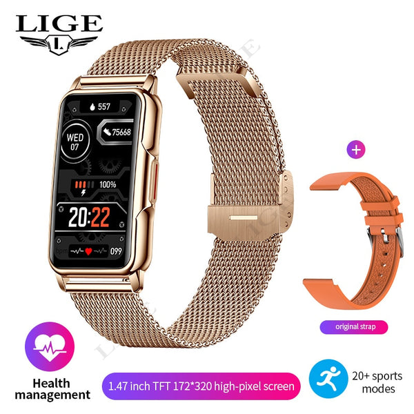 Smartwatch with Sleep Monitor, Fitness Tracker, and Music Function for Women and Men