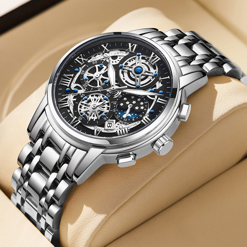 Stainless Steel Quartz Watch for Men