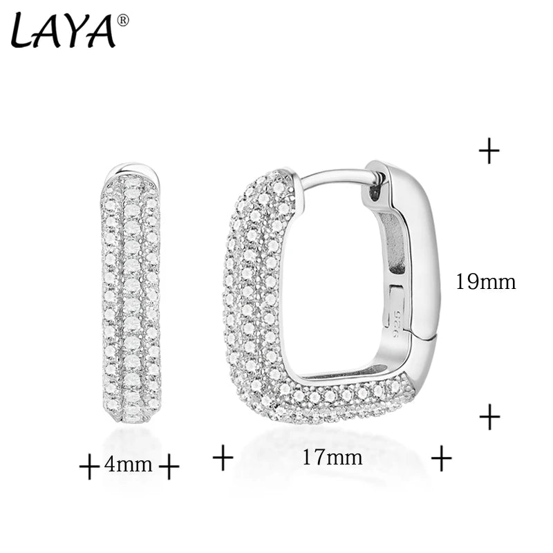 Sterling Silver Cubic Zirconia Huggie Hoop and Halo Stud Earrings for Women