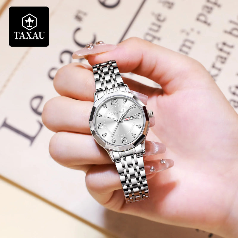 Stainless Steel Fashion Quartz Watch for Women