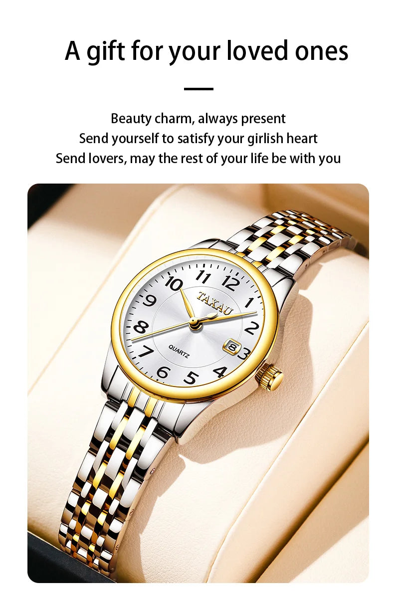 Stainless Steel Quartz Quartz Watch for Women