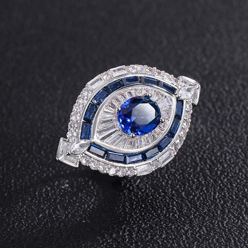 Tanzanite and Ruby Ring, 0.50 Ctw, for Women