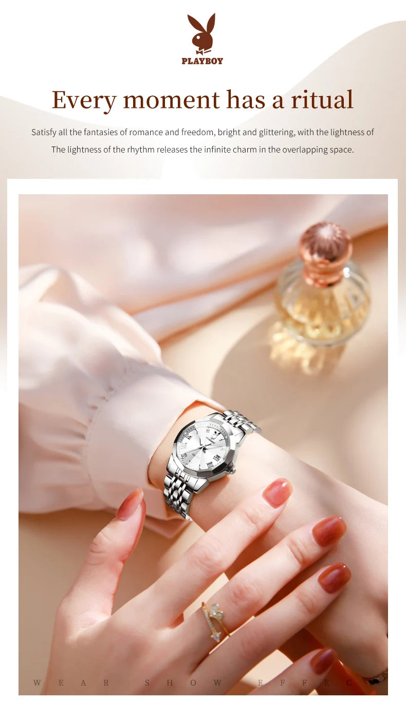 Quartz Elegant Luminous Watch for Women