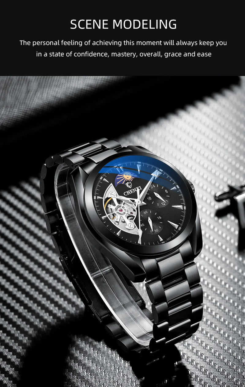 Hollowed Mechanical Automatic Watch for Men