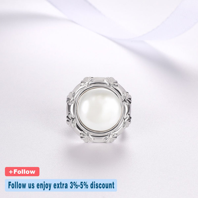 Sterling Silver Freshwater Pearl Rings for Women