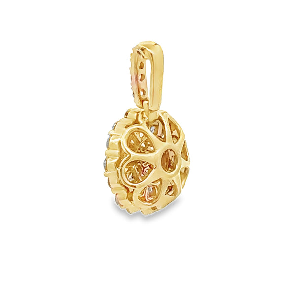 1.25ct Diamond Fashion Pendants 14KT Yellow Gold