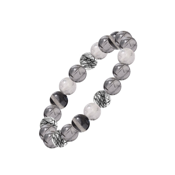 8MM Rutilated Bead Stretch Bracelet