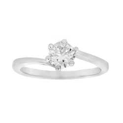 Genuine .43ct Moissanite  Sterling Silver