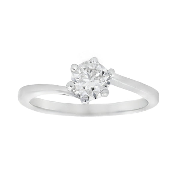 Genuine .43ct Moissanite  Sterling Silver