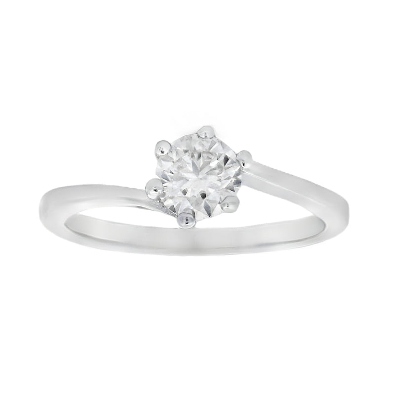 Genuine .43ct Moissanite  Sterling Silver