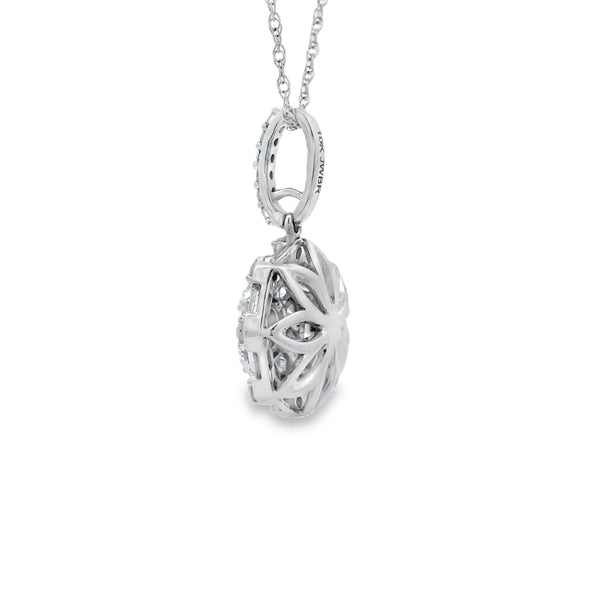 Genuine .53ct Diamond Fashion Pendants 10KT White Gold