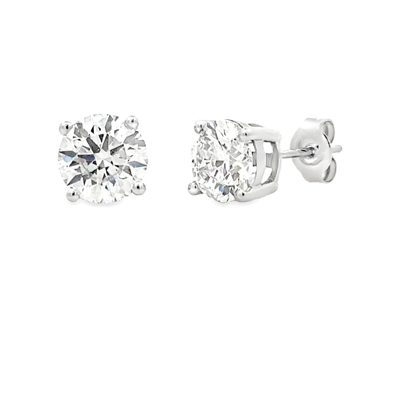 2.00ct Lab Grown Diamond Stud Earrings 10KT White Gold