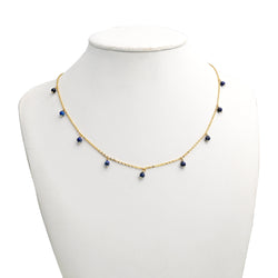 V3 Jewelry Freshwater Pearl & 18k Gold-Plated Station Necklace