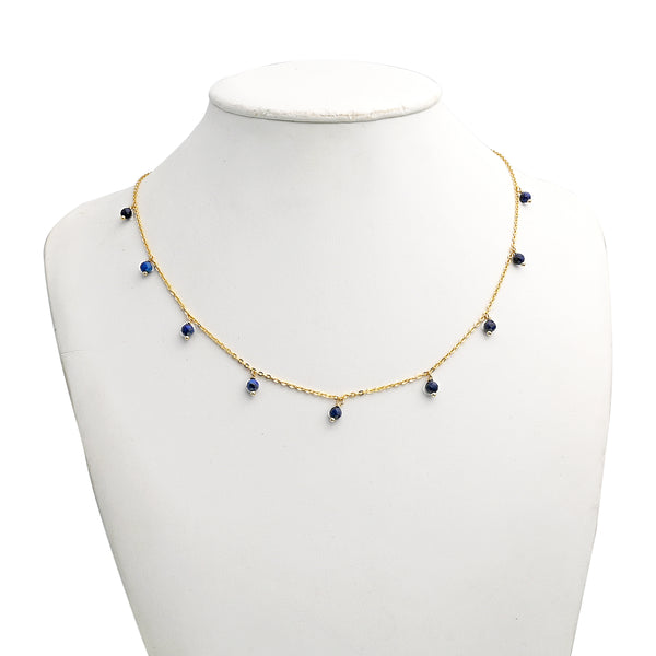 V3 Jewelry Freshwater Pearl & 18k Gold-Plated Station Necklace