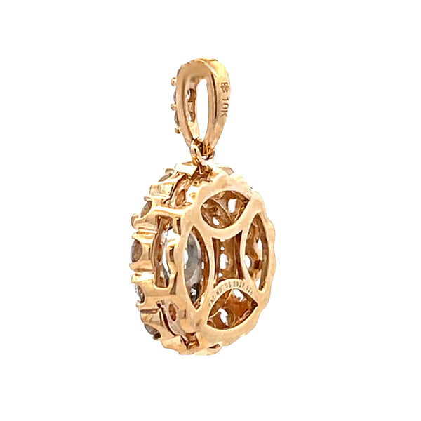 1.00ct Diamond Fashion Pendants 10KT Yellow Gold