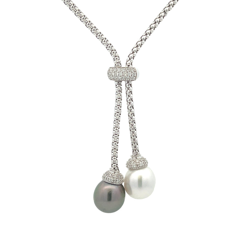 .25ct South Sea Pearl Fashion Pendants 18KT White Gold