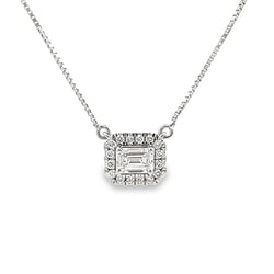 Lab Grown Diamond Fashion Pendants 10KT White Gold