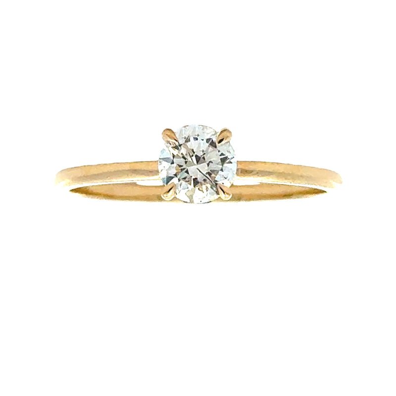 Genuine .50ct Lab Grown Diamond  10KT Yellow Gold