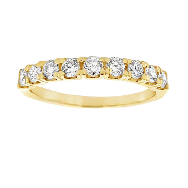 Lab Grown Diamond Wedding Band Ring 10KT Yellow Gold