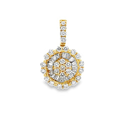 1.25ct Diamond Fashion Pendants 14KT Yellow Gold