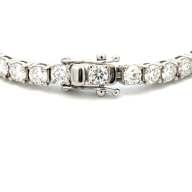 6.30ct Moissanite Tennis Bracelet Sterling Silver