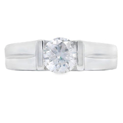 .80ct Moissanite Fashion band rings Sterling Silver