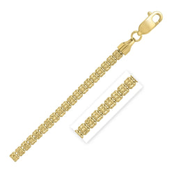 Ice Barrel Chain in 14k Yellow Gold (3.10 mm)