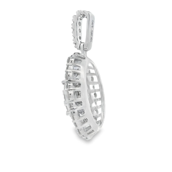 Lab Grown Diamond Fashion Pendants 10KT White Gold