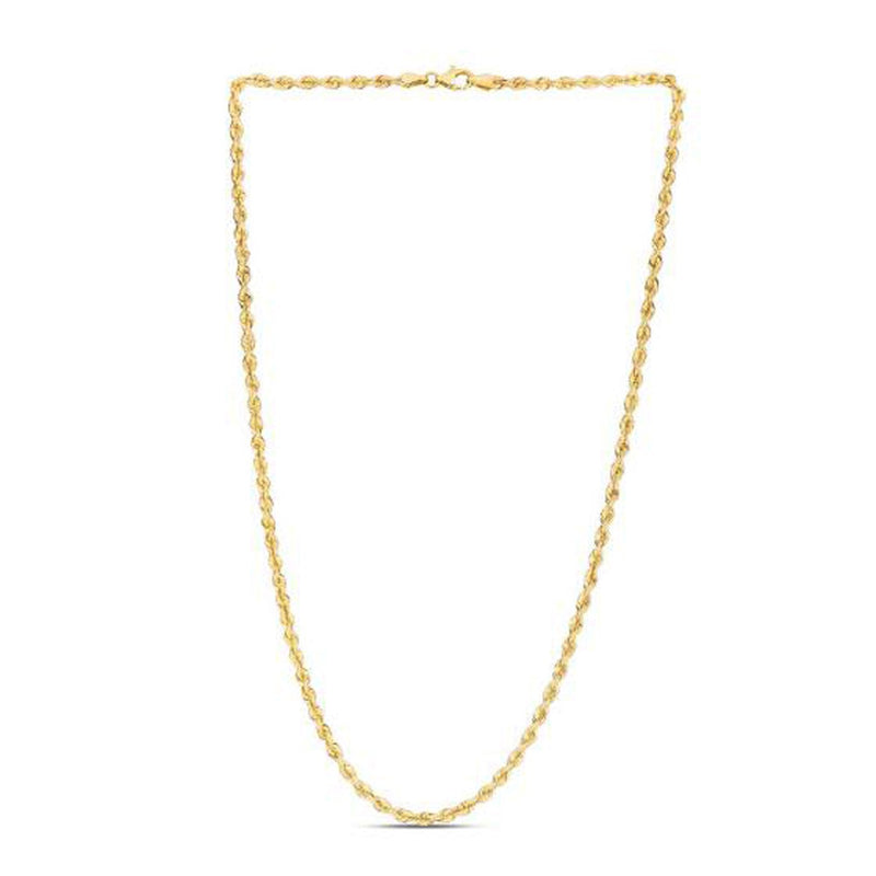 14k Yellow Gold Light Rope Chain (3.00 mm)