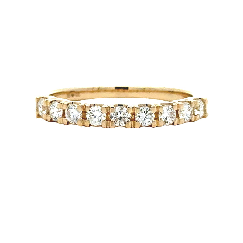 Lab Grown Diamond Wedding Band Ring 10KT Yellow Gold