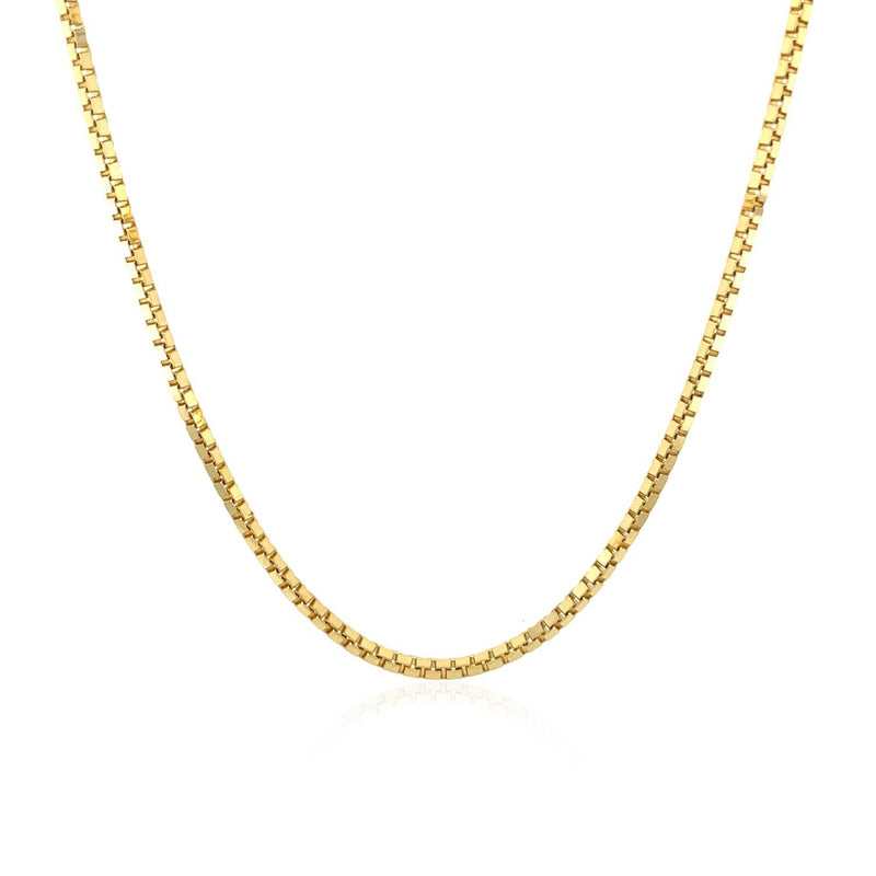 18k Yellow Gold Classic Box Chain (1.40 mm)