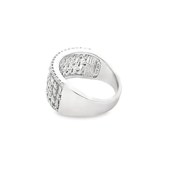 Natural 1.00ct Diamond Ring 10KT White Gold