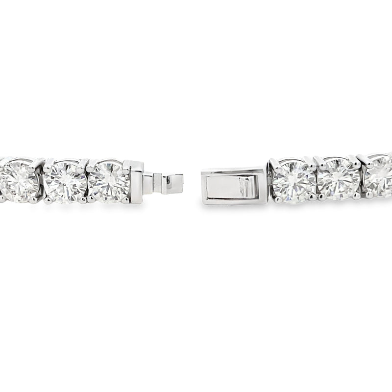 12.50ct Moissanite Tennis Bracelet Sterling Silver