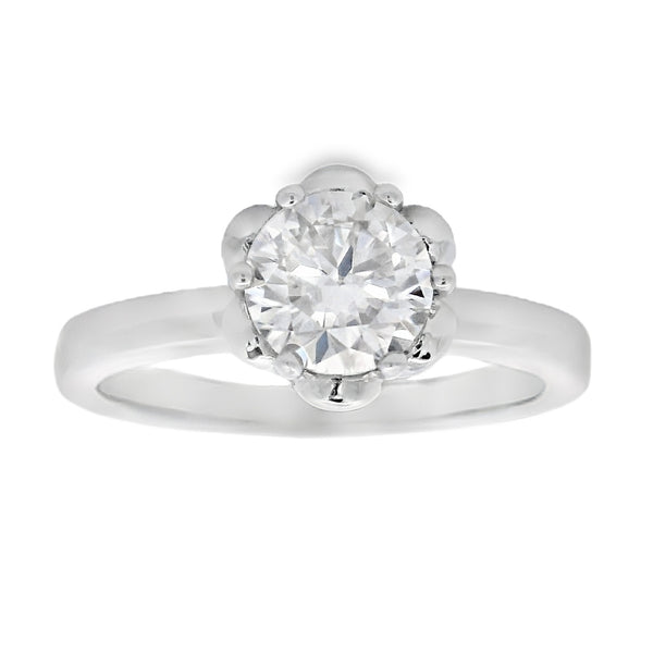 Genuine .86ct Moissanite  Sterling Silver