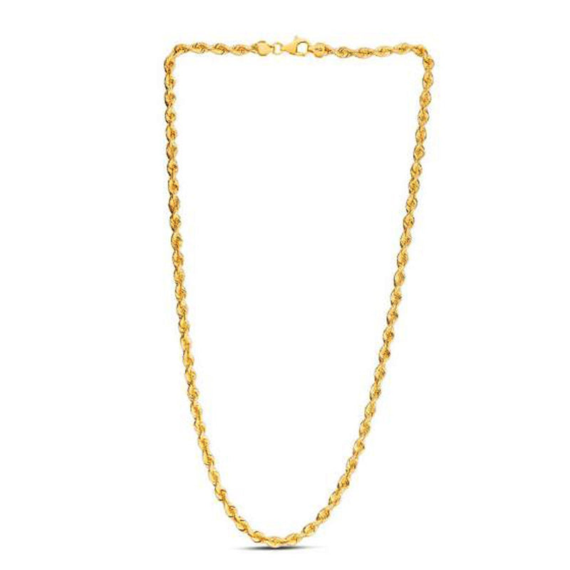 14k Yellow Gold Light Rope Chain (4.30 mm)