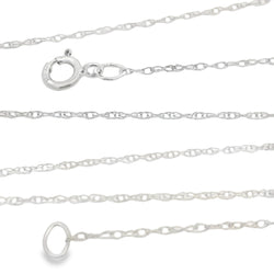 Womens chains 14KT White Gold