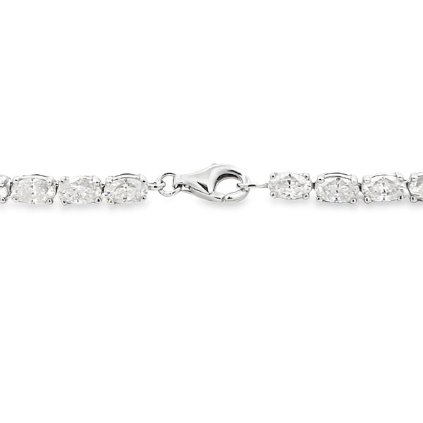 5.70ct Moissanite Tennis Bracelet Sterling Silver